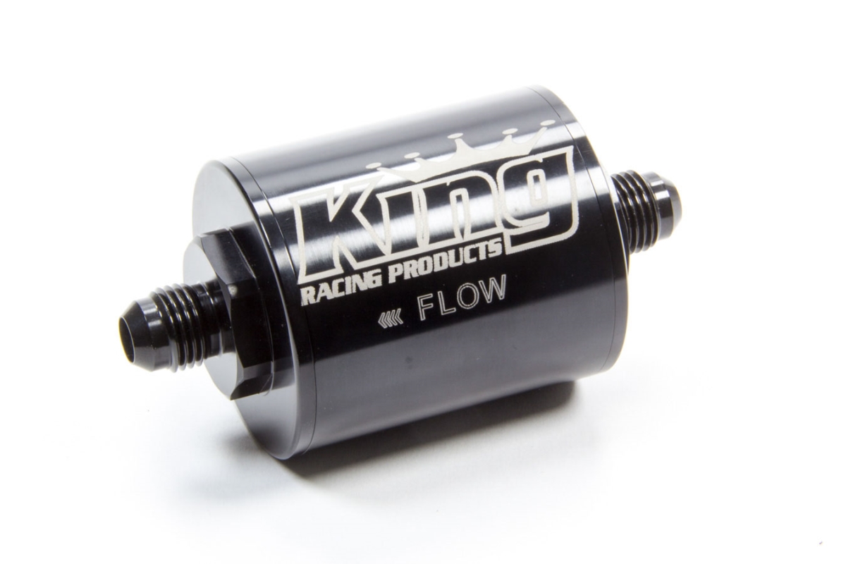 4300 6 AN Stainless Fuel Filter Short