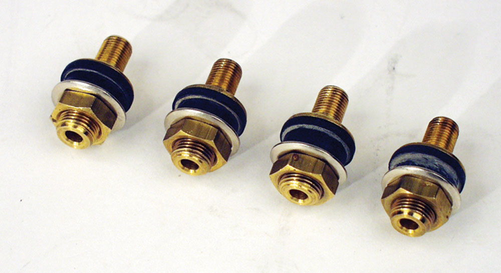 52-50265 Low Profile Brass Valve Stems, Pack of 4