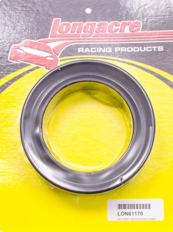 52-61170 5 x 5.5 in. Deep Groove Coil-Over Spring Rubber, Black Hard