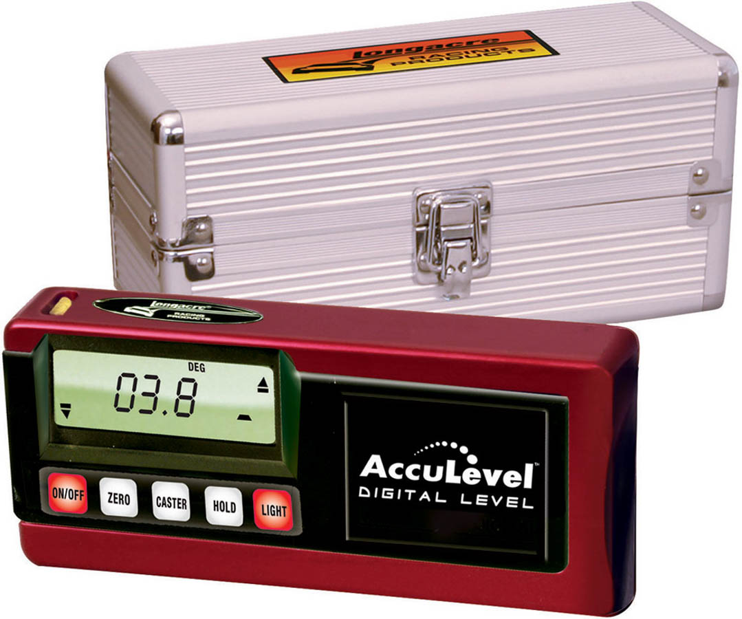 52-78291 Digital Caster & Camber Gauge with AccuLevel - No Adapter, Red Anodized