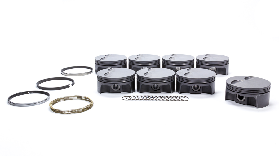 930221530 4.13 in. Bore Forged Flat Top Piston Set for Chevy LS7 PowerPak