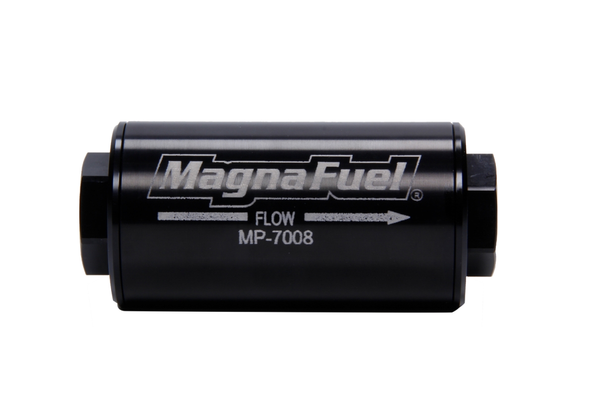 MP-7008-BLK -10 AN In-Line Fuel Flow Filter - 25 Micron Black