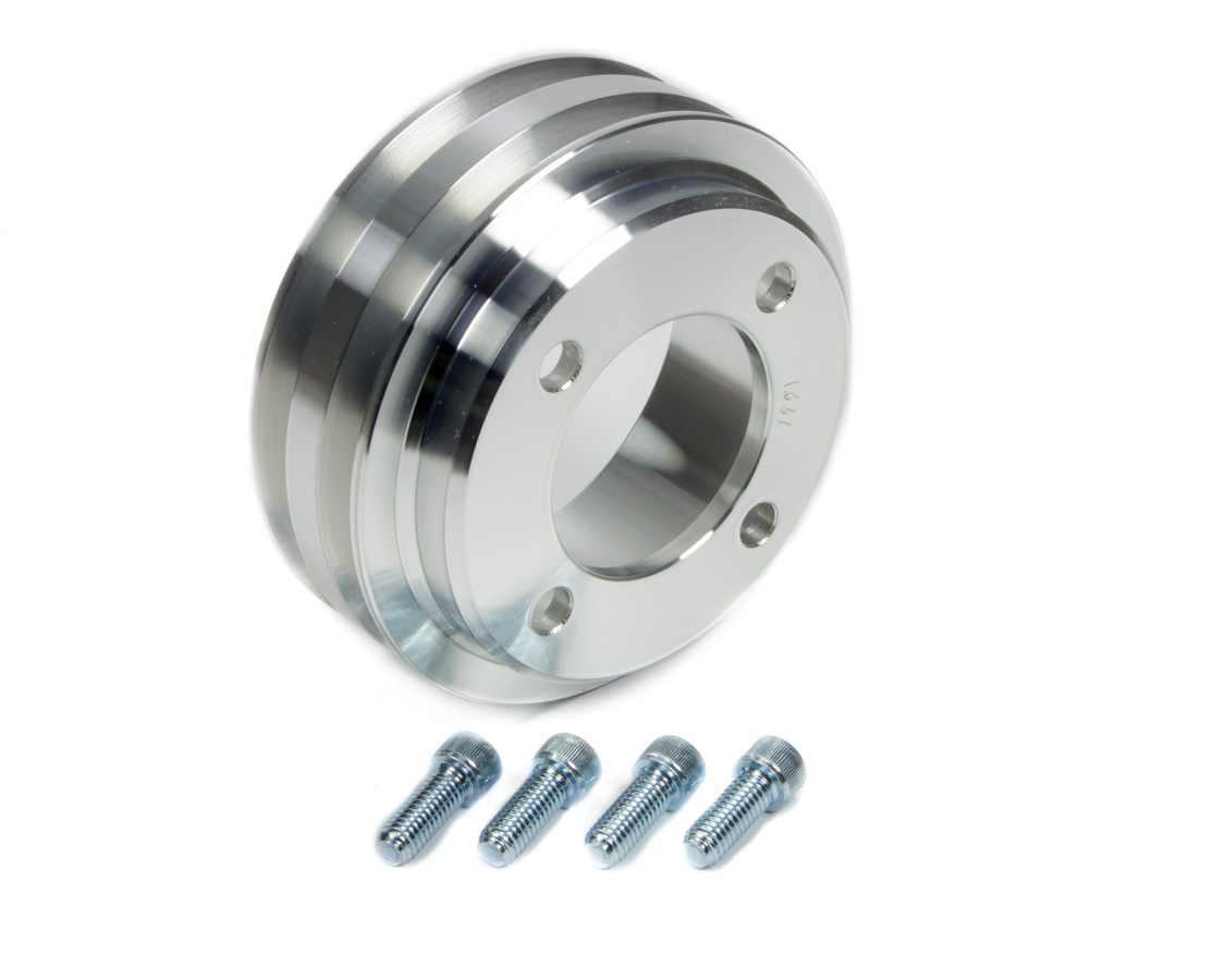 1631 5.5 in. Dia. V-Belt Crank Pulley for Ford Small Block 302-351 Windsor & Clevld