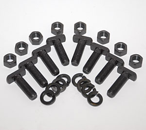812TK 0.5 in. T-Bolt Kit Housing End, Black