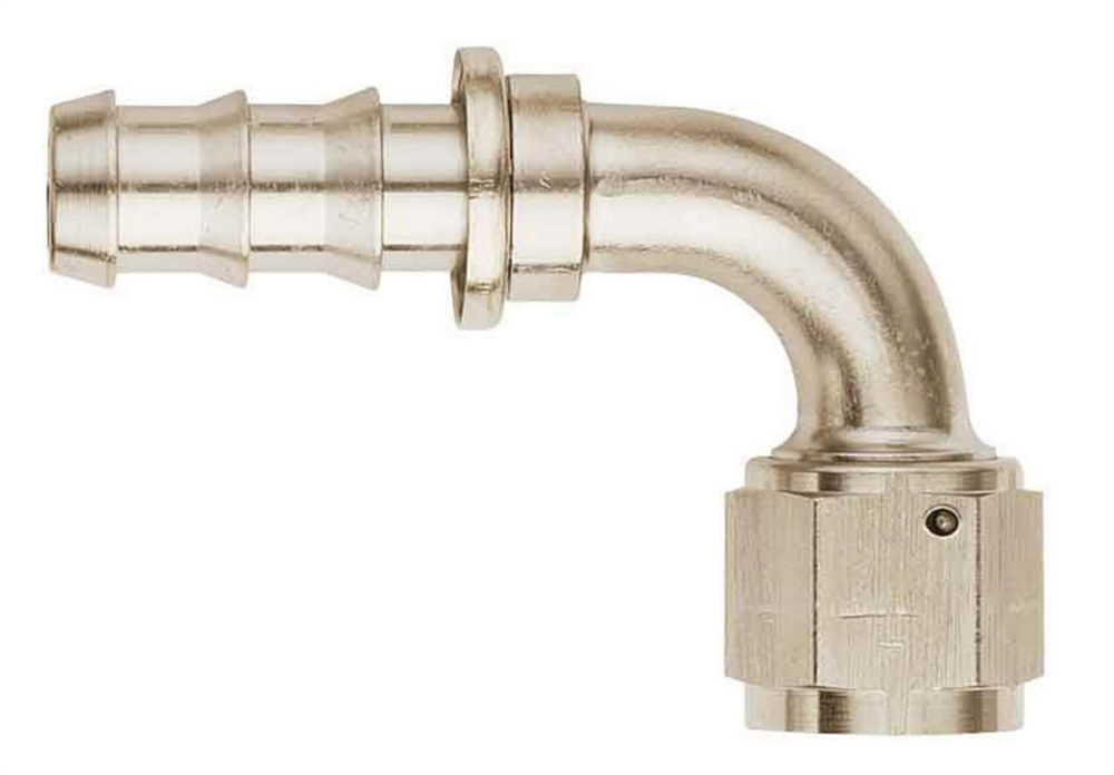 Picture of Aeroquip FCE1533 -8 AN Socketless 90 deg Nickel Plated Hose Barb to Female Hose End