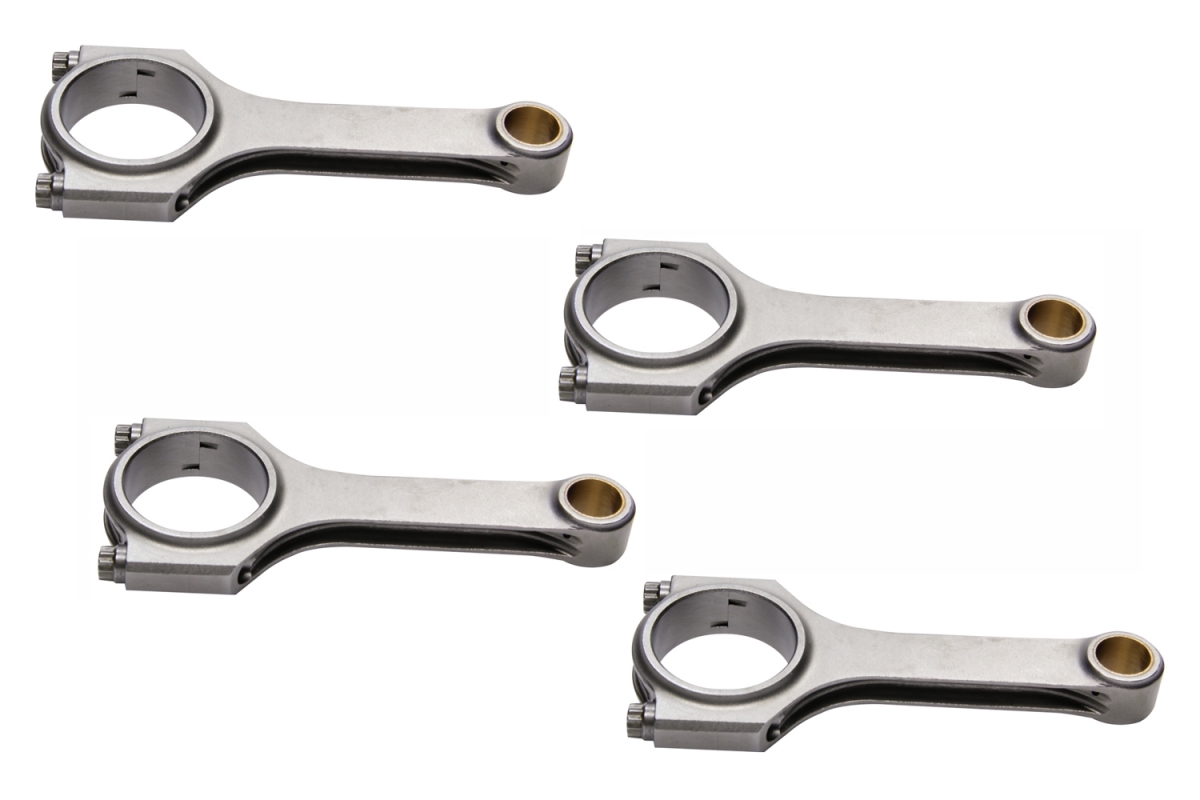 CRS5765C3D 5.76 in. Dome H-Beam Connecting Rod Set for 2002-2005 Chevy 2.2L