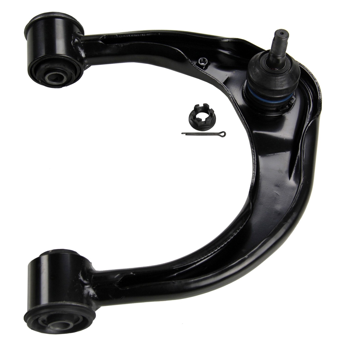 Moog RK621474 R-Series Front Passenger Side Upper Non-Adjustable Control Arm & Ball Joint Assembly for 2005-2017 Toyota Tacoma, Black