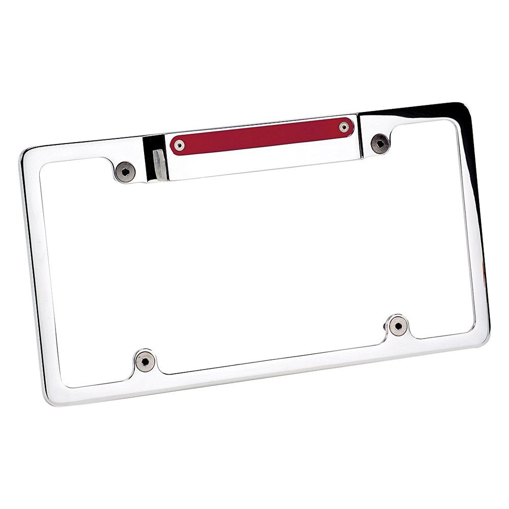 Picture of Billet Specialties 55520 Polished License Frame with 3rd Brake