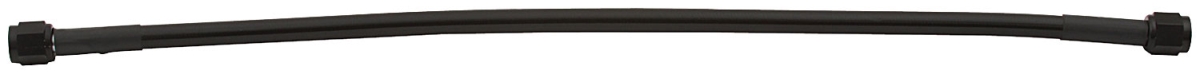 36 in. No. 4 Two -4 Straight Ends Coated Braided Line Hose, Black