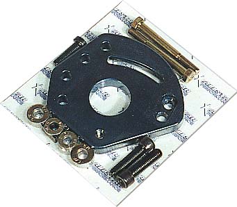 Type II Power Steering Pump Bracket Kit for Head Mount, Blue Anodized