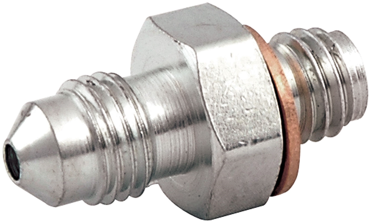 4 AN Male to 10 mm x 1.5 Male Adapter Fittings, Nickel Plated - Pack of 10