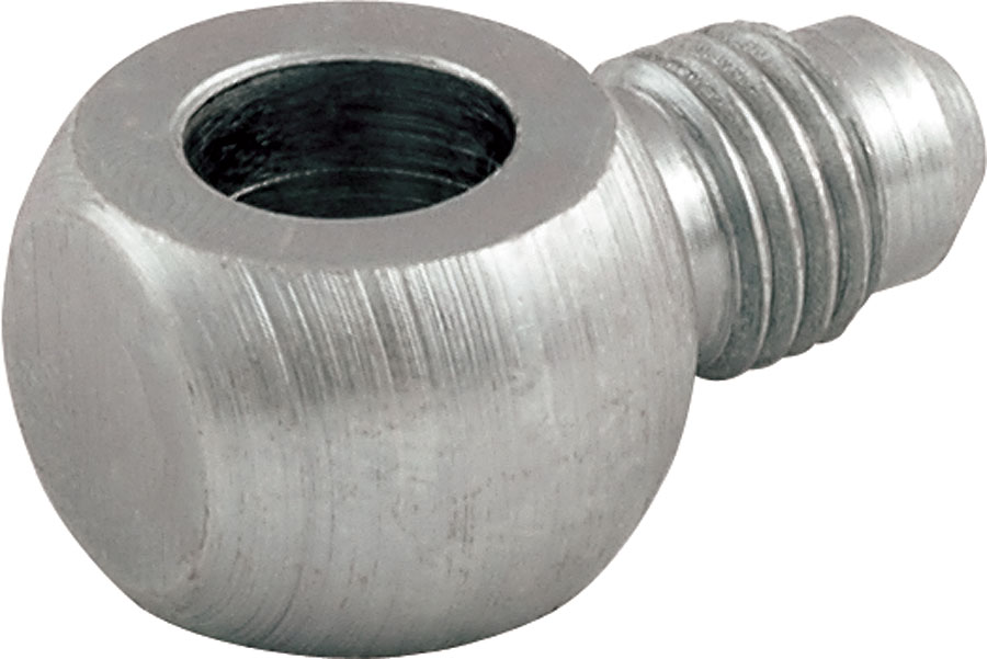 4 AN Male to 0.37 in.-24 Banjo Fittings, Nickel Plated - Pack of 2