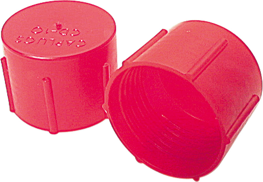 ALL50803 Plastic -6 AN Caps, Red - Pack of 20