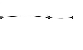 ALL18468 10 in. Nylon Lanyards, Pack of 4