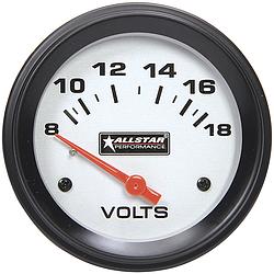 2.62 in. 8-18V All Volt Meter Gauge