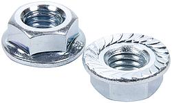 ALL16043-10 0.43 in.-14 Serrated Flange Nuts, Pack of 10
