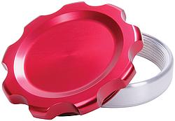 Filler Cap with Weld-In Steel Bung - Red, Large