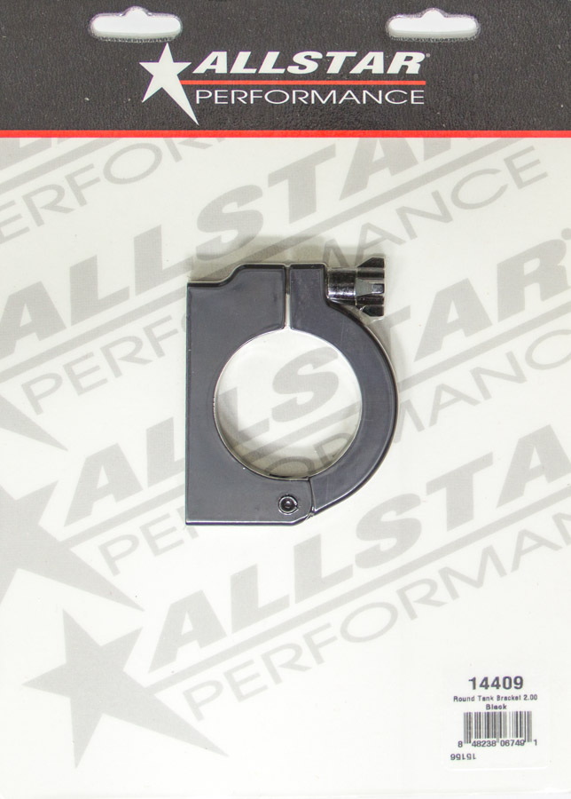 2 in. Round Tank Bracket, Black