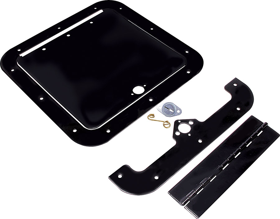 8 x 8 in. Aluminum Access Panel Kit, Black
