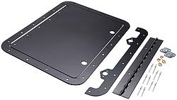 10 x 14 in. Aluminum Access Panel Kit, Black