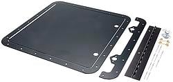14 x 14 in. Aluminum Access Panel Kit, Black