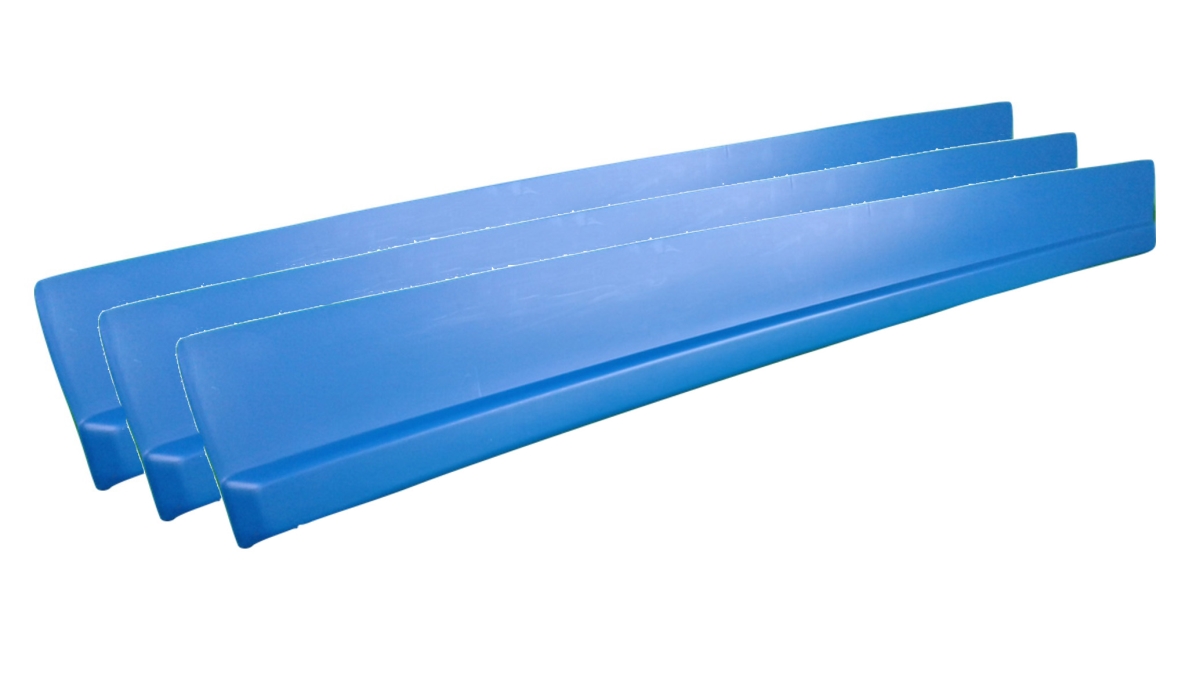 1100-BL Dirt Rocker Panel Set, Blue - 3 Piece