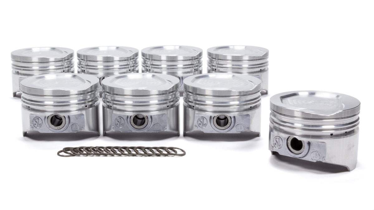 KB148.030 Small Block Ford 351C Dished Piston Set, 4.030 in. Bore -13 cc