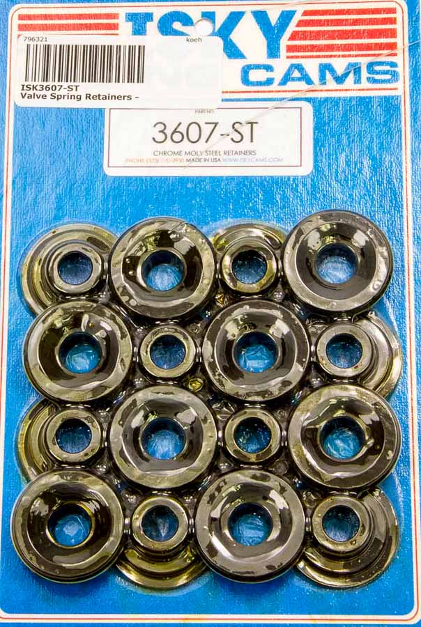 707STA 7 deg Steel Valve Spring Retainers, Pack of 6