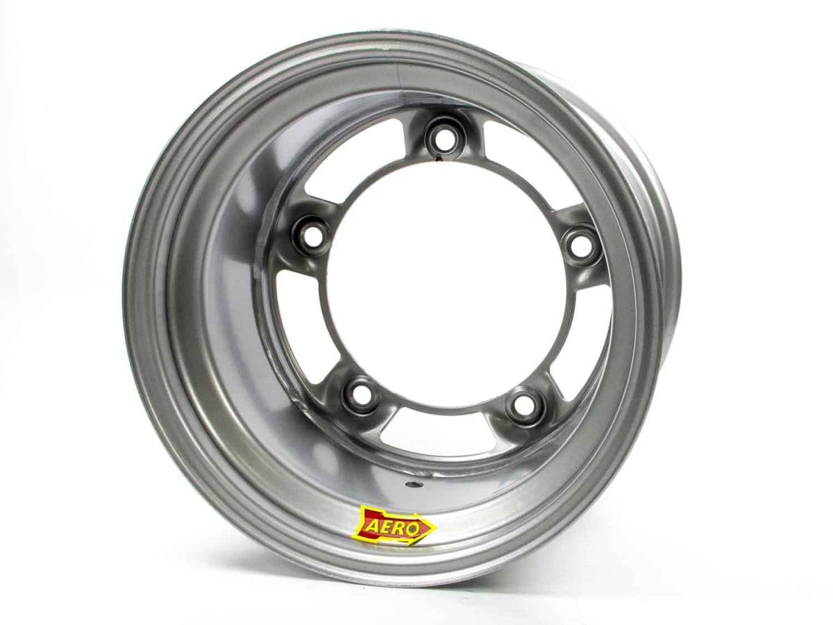 58-000540 58 Series 4 in. Back Spacing Rolled Wheel, Silver, 15 x 10 in.