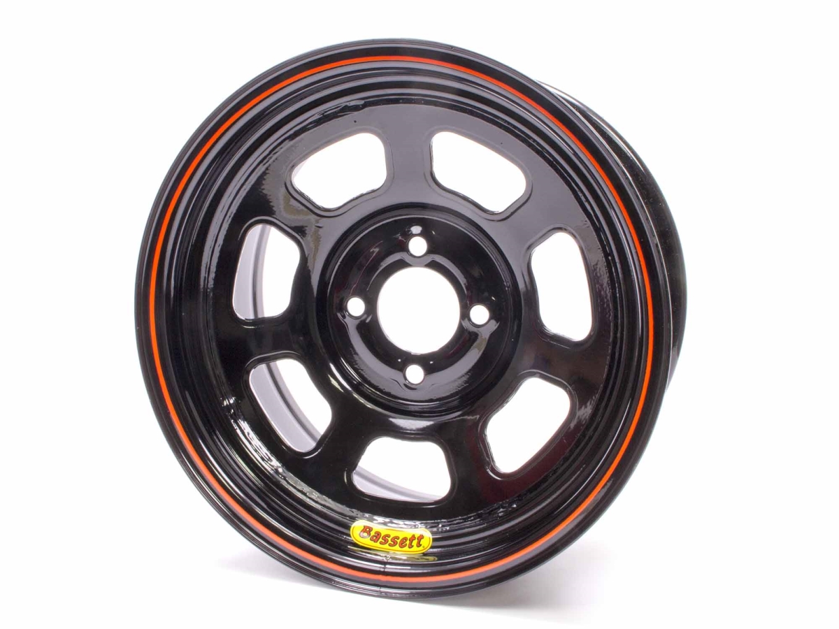 47SH2 14 x 7 in. Racing Wheels D-Hole Lightweight Wheel, 2 in. Backspace, 4 x 100 mm Bolt Pattern - Steel