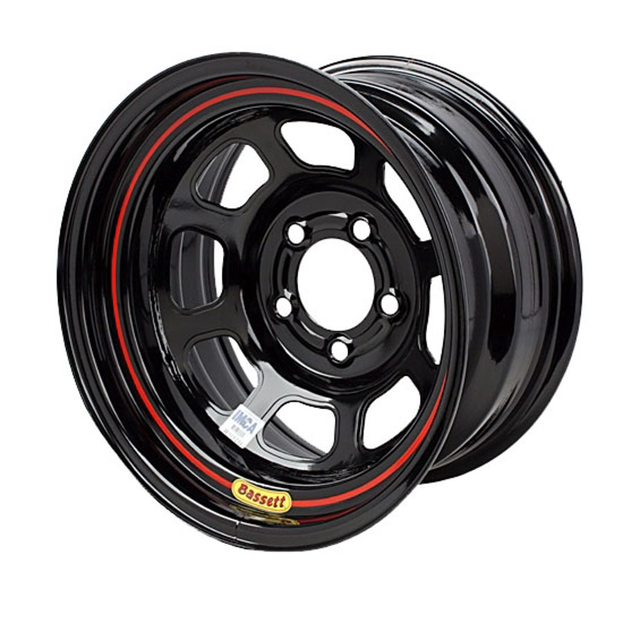 57RN3 15 x 7 in. Racing Wheels DOT D-Hole Wheel, 3.000 in. Backspace, 5 x 100 mm Bolt Pattern - Steel