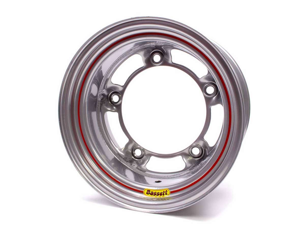 58SR5S 15 x 8 in. 5 Spun Wheel, 5 in. Back Spacing, Silver - 15.5 lbs