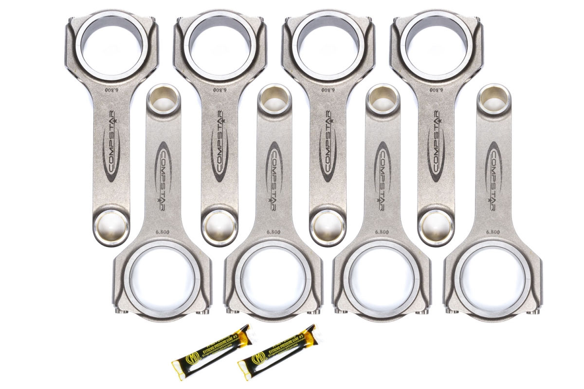 CSB6800ES3B9AH Big Block Chevy Forged H-Beam Rods, 6.800 - 2.200