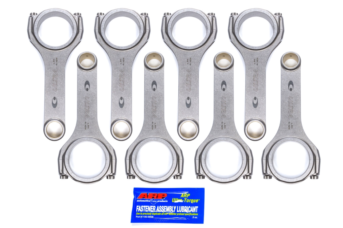 Picture of Callies U16300 GM LS Forged H-Beam Rods&#44; 0.437 in. Cap Screws - 6.125 & 2.100