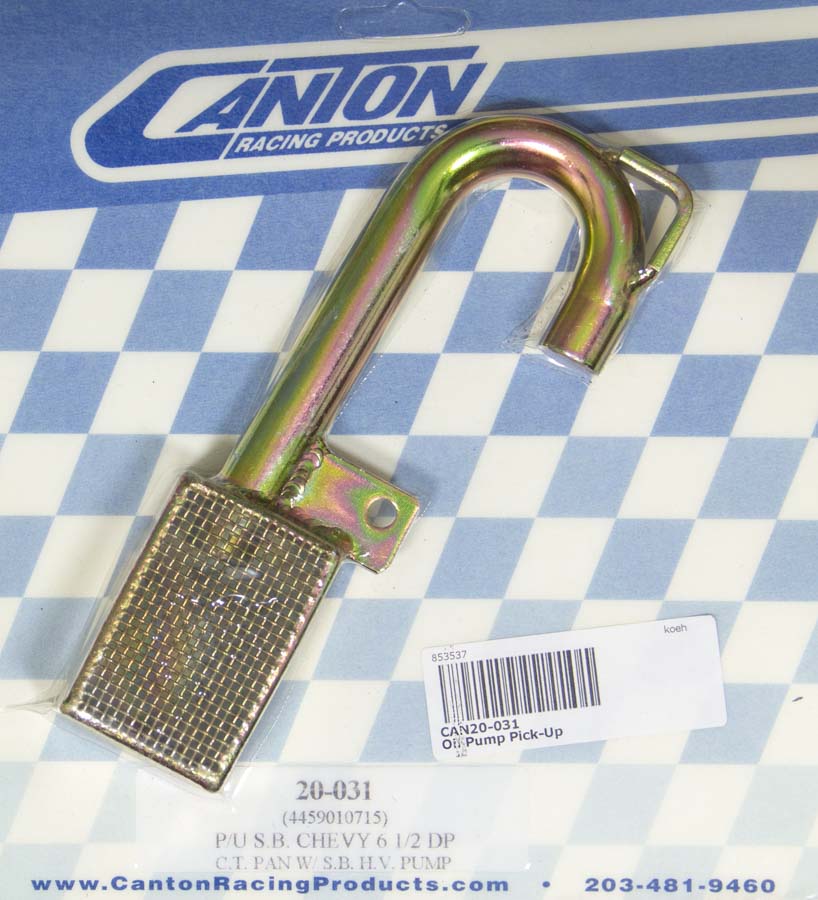 20-031 6.5 in. Oil Pump Pick-Up Tube for Chevy 262-400 Small Block Chevy -  Water World, WA3620170