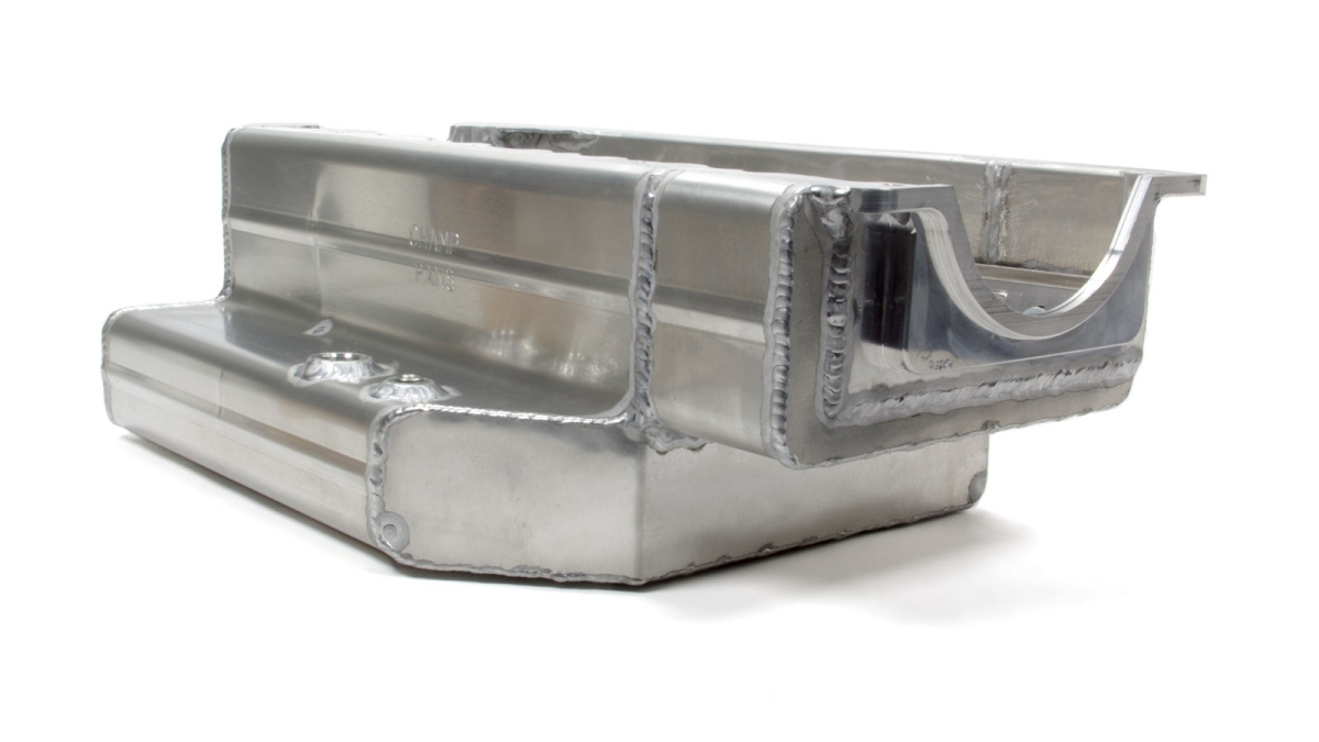 PRO1102KO 9.5 qt. Small Block Chevy Aluminum Oil Pan with 7 in. Deep Kick-Out