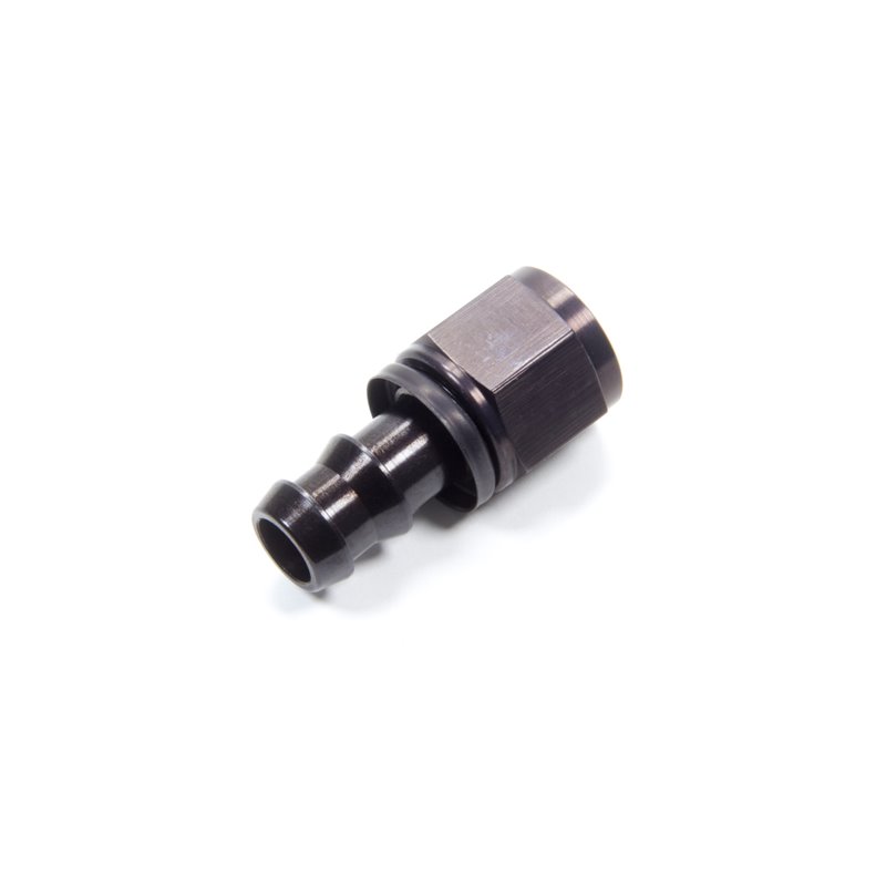 FCL1513 8 AN Straight Socketless Hose End, Black