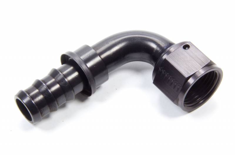 FCL1535 12 AN 90 deg Socketless Hose End, Black