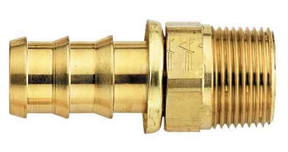 FBM1202 6 AN Socketless Hose to 0.38 in. Male Pipe Fitting
