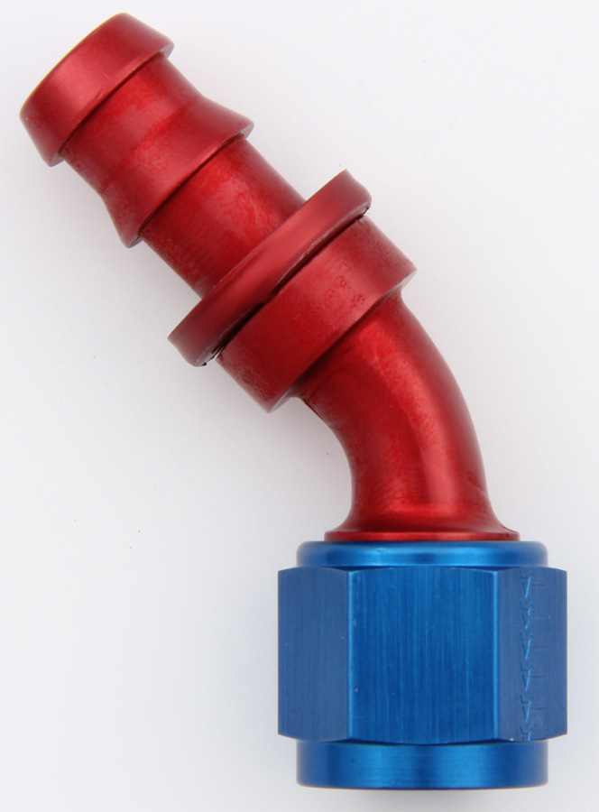 FBM1522 6 AN 45 deg Socketless Hose End