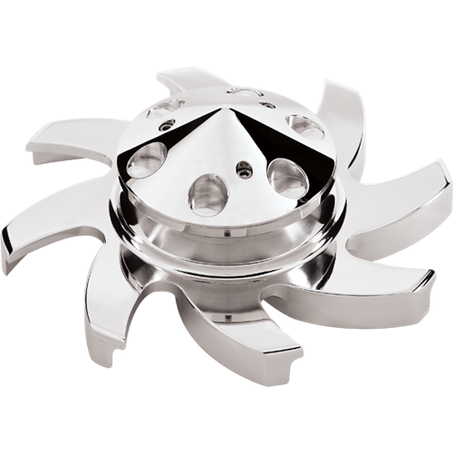 85220 Polished Alternator Fan & Pulley