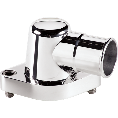 90220 Small Block Chevy 90 deg Water Neck, Polished