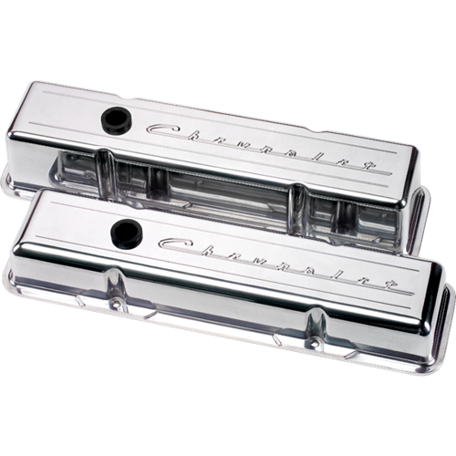 95123 Small Block Chevrolet Script Short Valve Cover
