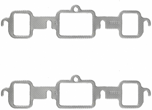 MS 90021 Manifold Header Gasket Set - Black - Complete Set - Durable Composite Material