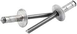 0.18 in. Medium Head Multi-Grip Rivet with Steel Mandrel, Silver - Pack of 250