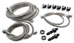 ALL42061 Front End Brake Line Kit for Dirt Modifieds with Aftermarket Calipers