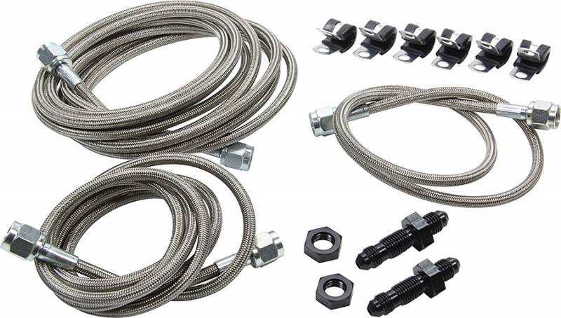 ALL42062 Front End Brake Line Kit for Dirt Late Models with Aftermarket Calipers