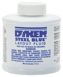 ALL12070 Dykem Layout Fluid - 4 oz