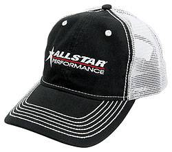 ALL99959 Hat - Black with White Mesh Back