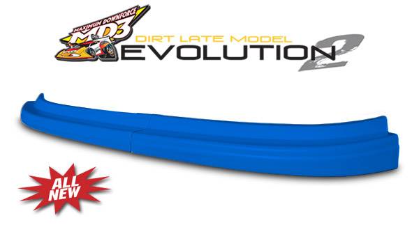 32004-41751-R MD3 Evolution 2 Dirt Late Model Lower Aero Valance - Red